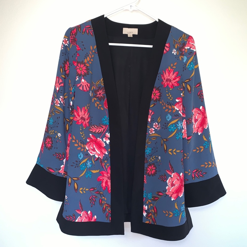LOFT Wildflower Kimono Jacket